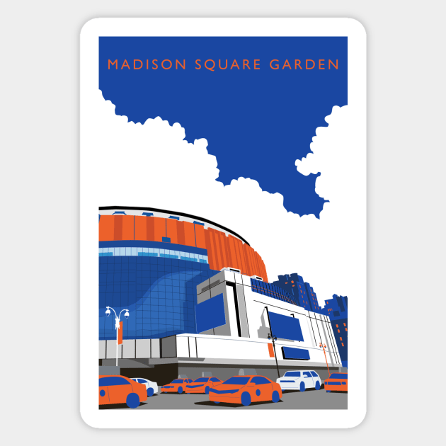 Madison Square Garden Sticker by dbl_drbbl